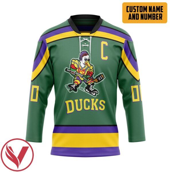 3D The Mighty Ducks Personalized Custom Hockey Jersey, Trending Gifts For Fans - Vesles2014s 1