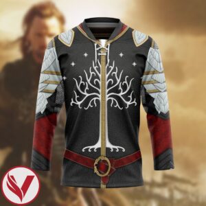 3D Tree of Gondor Hockey Jersey, Trending Gifts For Fans - Vesles2014s