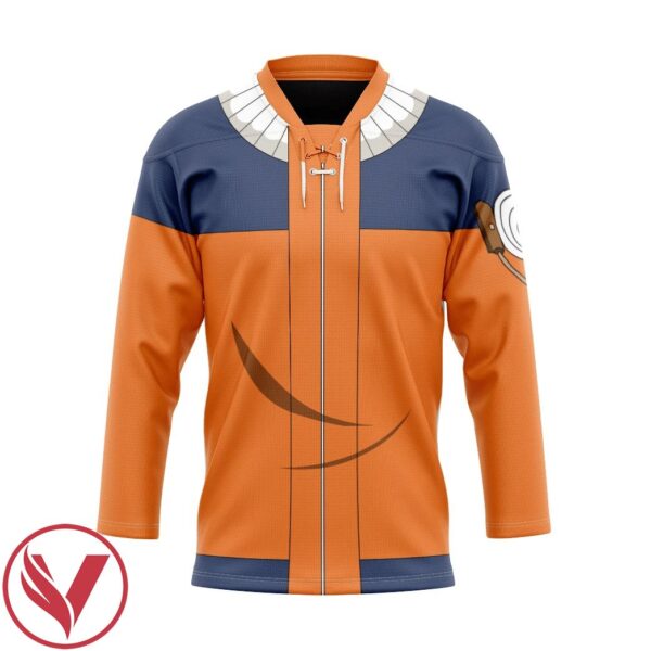 3D Uzumaki Naruto Custom Hockey Jersey, Trending Gifts For Fans - Vesles2014s 1