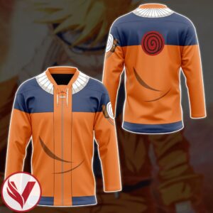 3D Uzumaki Naruto Custom Hockey Jersey, Trending Gifts For Fans - Vesles2014s