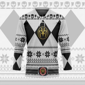 3D White Power Ugly Hockey Jersey, Trending Gifts For Fans - Vesles2014s 3