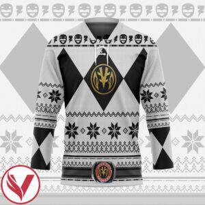 3D White Power Ugly Hockey Jersey, Trending Gifts For Fans - Vesles2014s
