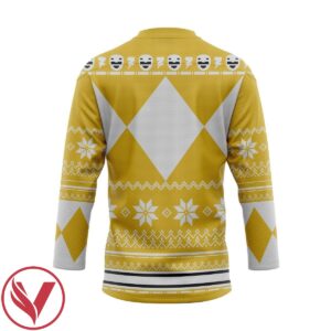 3D Yellow Power Ugly Hockey Jersey, Trending Gifts For Fans - Vesles2014s 2
