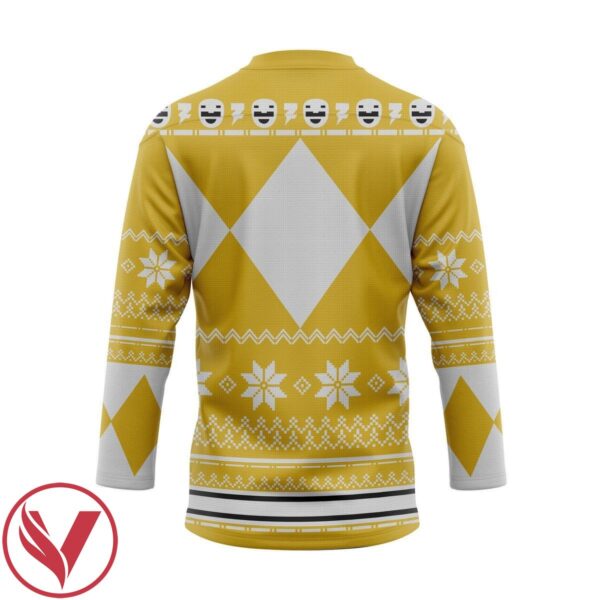 3D Yellow Power Ugly Hockey Jersey, Trending Gifts For Fans - Vesles2014s 2