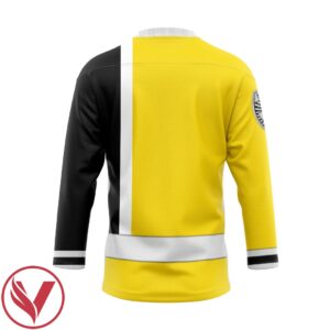 3D Yellow Ranger S.P.D Custom Hockey Jersey, Trending Gifts For Fans - Vesles2014s 2