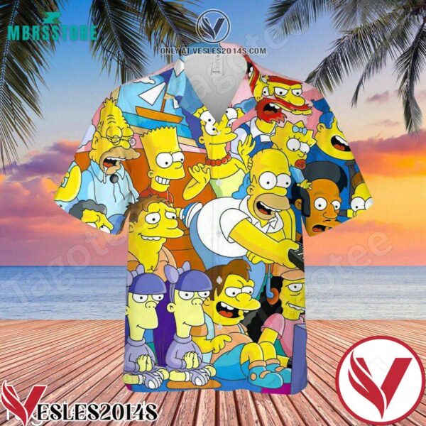 3d The Simpsons Unisex, Hawaiian Shirt, Unique Gifts For Friends - Vesles2014S 1