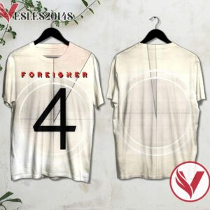 4 Studio Album By Foreigner Shirt, Perfect Gifts For Music Lovers - Vesles2014S