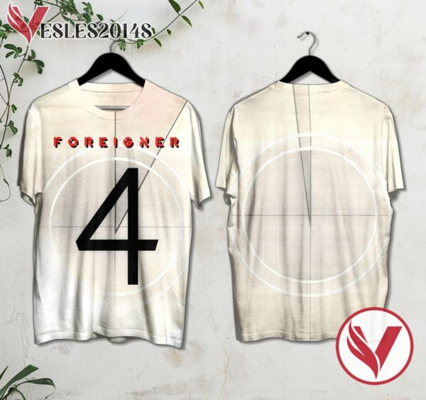 4 Studio Album By Foreigner Shirt, Perfect Gifts For Music Lovers - Vesles2014S