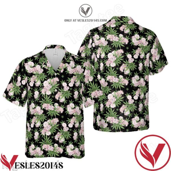 420 Button Up Hawaiian Shirt, Unique Gifts For Friends - Vesles2014S 1