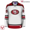 49ers San Francisco Customize White Jersey, Ice Hockey Coach Gift - Vesles2014S
