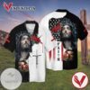 4th Of July Independence Day Jesus Graphic Print Short Sleeve Hawaiian Casual Shirt Vesles2014S