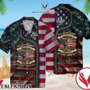 4th Of July Independence Day Memorial Day All Gave Some Owe Owe Them All Hawaiian Shirt, Unique Gifts For Friends - Vesles2014S 1