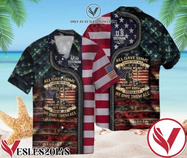 4th Of July Independence Day Memorial Day All Gave Some Owe Owe Them All Hawaiian Shirt, Unique Gifts For Friends - Vesles2014S 1