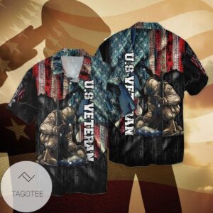 4th Of July Independence Day Memorial Day American Veteran For Men And Women Graphic Print Short Sleeve Hawaiian Casual Shirt Vesles2014S