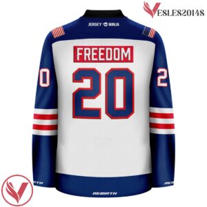 4th of July Screaming Eagle Holiday Hockey Jersey - Vesles2014S 3