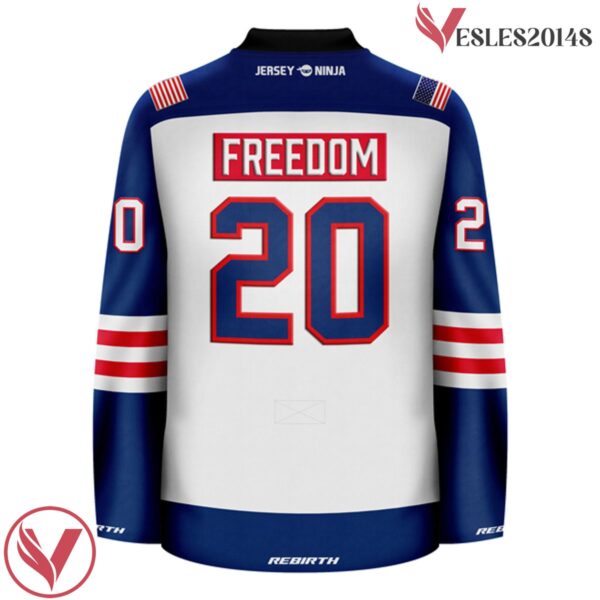 4th of July Screaming Eagle Holiday Hockey Jersey - Vesles2014S 3