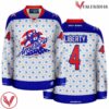 4th of July Statue of Liberty Ugly Sweater Holiday Hockey Jersey - Vesles2014S