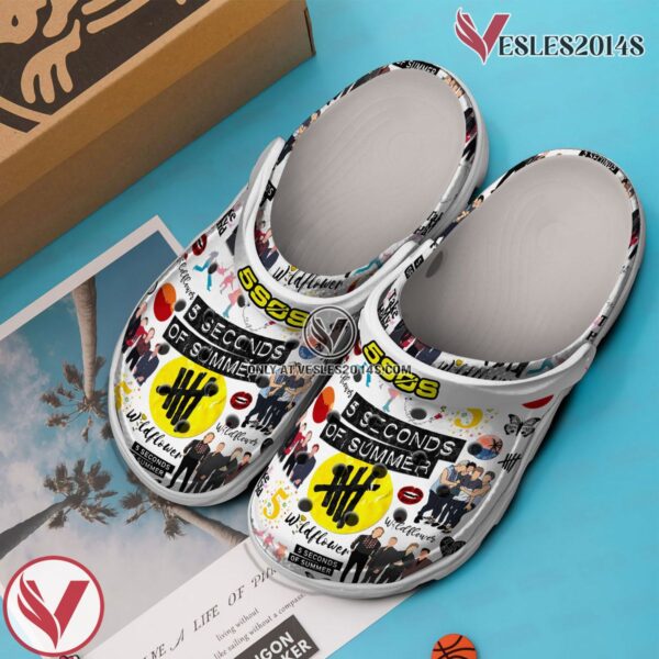 5 Seconds Of Summer Music Crocs Crocband Clogs Shoes, Unique Gifts For Fans Style 3 - Vesles2014S 3