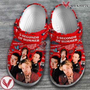 5 Seconds of Summer Band Music Crocs Crocband Clogs Shoes, Unique Gifts For Fans Style 2 - Vesles2014S 2