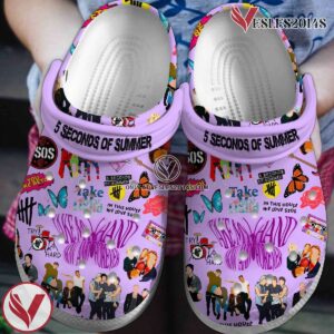 5 Seconds of Summer Band Music Premium Crocs Crocband Clogs Shoes, Unique Gifts For Fans Style 2 - Vesles2014S