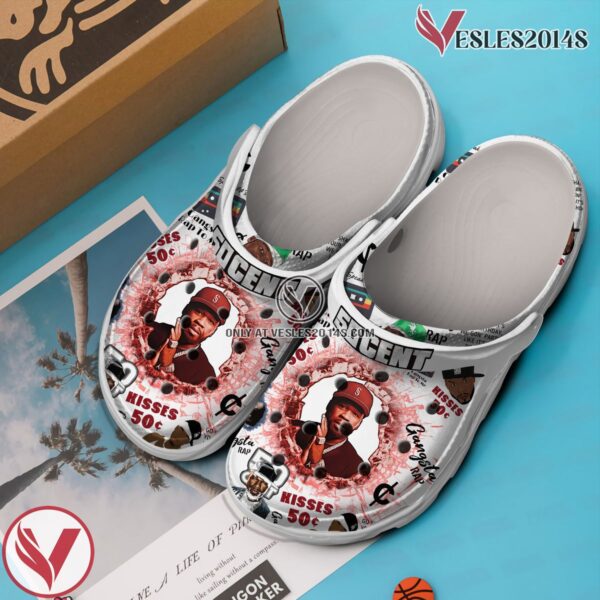 50 Cent Music Crocs Crocband Clogs Shoes, Unique Gifts For Fans - Vesles2014S 3