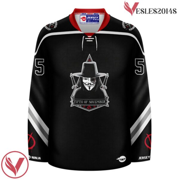 5th of November Fawkes Hockey Jersey - Vesles2014S 2