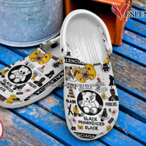 6lack Pronounced Black Music Crocs Crocband Clogs Shoes, Unique Gifts For Fans - Vesles2014S 4