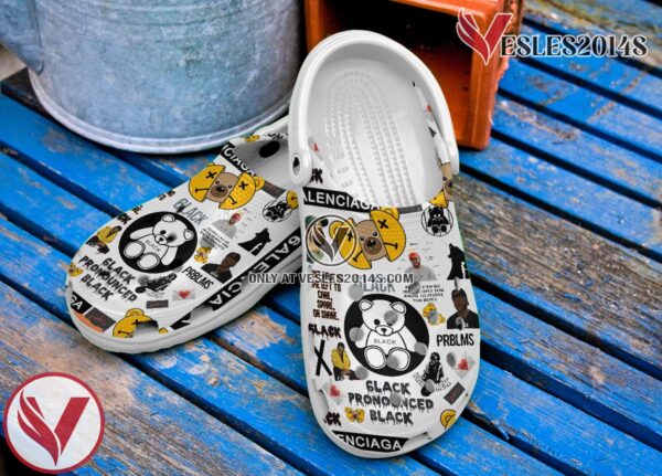 6lack Pronounced Black Music Crocs Crocband Clogs Shoes, Unique Gifts For Fans - Vesles2014S 4
