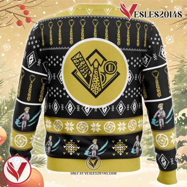 73 Sorcerer Nanami Kento Jujutsu Kaisen Ugly Christmas Sweater, Unique Christmas Gift For Fans - Vesles2014S 1