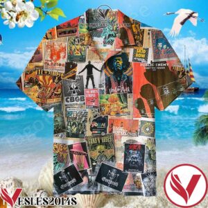 80s Rock Collage Hawaiian Shirt, Unique Gifts For Friends - Vesles2014S 1