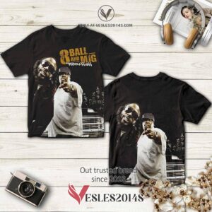 8Ball & Mjg Band Ridin’ High Album 3D T-Shirt, Perfect Gifts For Music Lovers - Vesles2014S