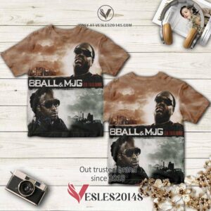 8Ball Mjg Ten Toes Down Album 3D T-Shirt, Perfect Gifts For Music Lovers