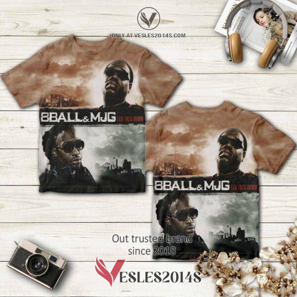 8Ball Mjg Ten Toes Down Album 3D T-Shirt, Perfect Gifts For Music Lovers