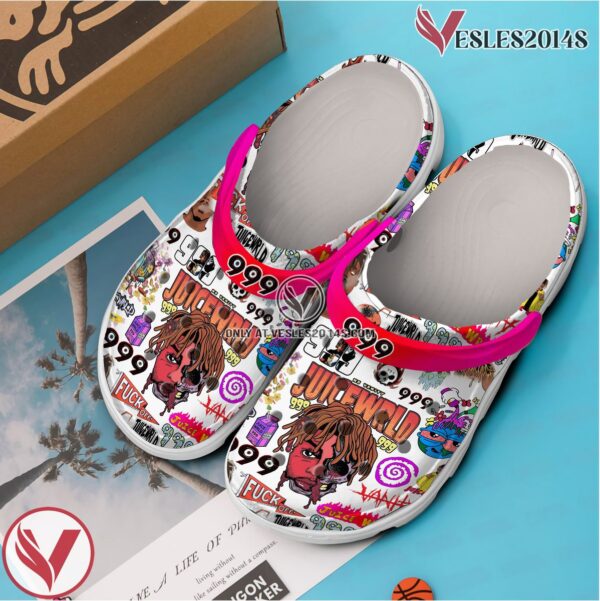 999 Juice Wrld Music Crocs Crocband Clogs Shoes, Unique Gifts For Fans - Vesles2014S 2