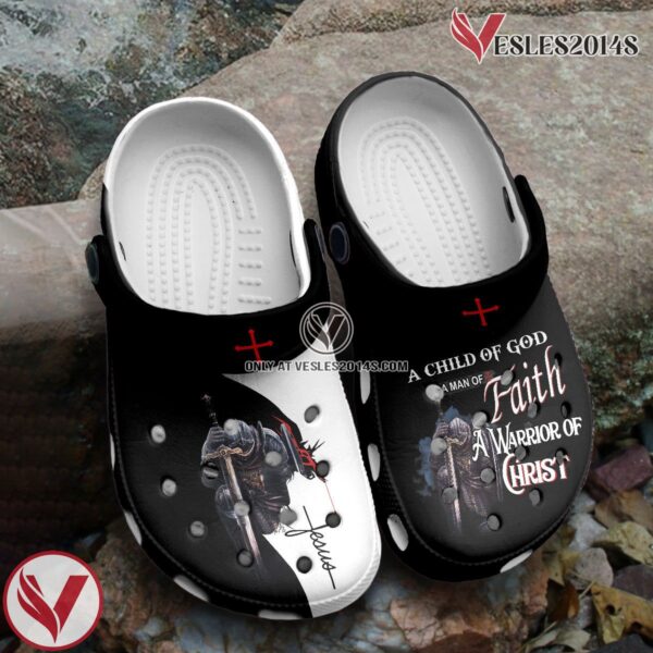 A Child Of God Crocs Crocband Clogs Shoes Comfortable For Men Women and Kids Jesus Portrait Clogs Son Of God Gifts Religious, Unique Gift From  Vesles2014S