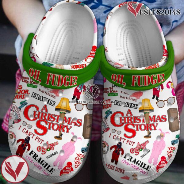 A Chrismas Story Movie Crocs Crocband Clogs Shoes Comfortable For Men Women and Kids - Vesles2014S