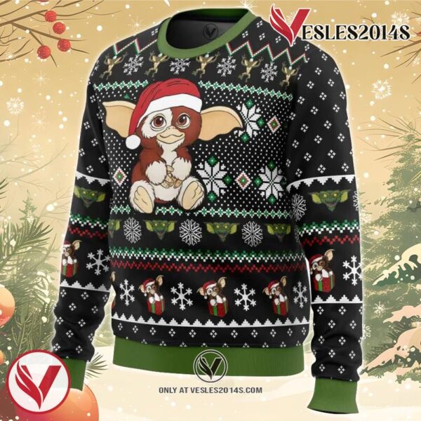 A Christmas Present Gremlins Ugly Christmas Sweater, Unique Christmas Gift For Fans - Vesles2014S 1