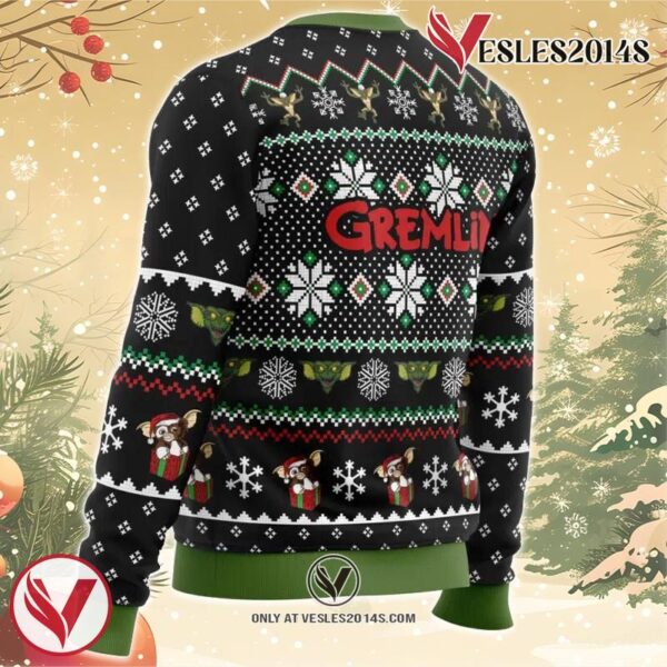 A Christmas Present Gremlins Ugly Christmas Sweater, Unique Christmas Gift For Fans - Vesles2014S 2