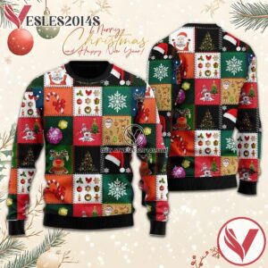 A Christmas Scene Ugly Sweater, Unique Winter Outfits For Fans - Vesles2014S  1