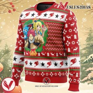 A Christmas Tail Fairy Tail Ugly Christmas Sweater, Unique Christmas Gift For Fans - Vesles2014S 1