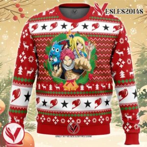 A Christmas Tail Fairy Tail Ugly Christmas Sweater, Unique Christmas Gift For Fans - Vesles2014S