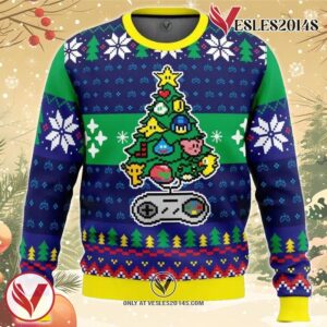 A Classic Gamer Christmas Ugly Christmas Sweater, Unique Christmas Gift For Fans - Vesles2014S