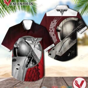 A Different Kind Of Truth Album Van Halen Band Hawaiian Shirt, Best Gift For Music Lovers - Vesles2014S