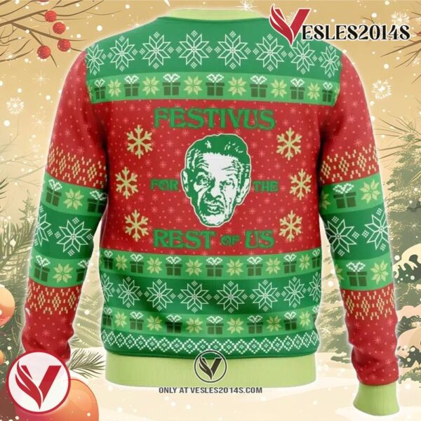 A Festivus for the Rest of Us Seinfeld Ugly Christmas Sweater, Unique Christmas Gift For Fans - Vesles2014S 1