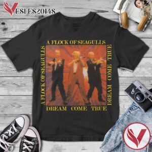 A Flock Of Seagulls Dream Come True Album Cover Shirt, Perfect Gifts For Music Lovers - Vesles2014S