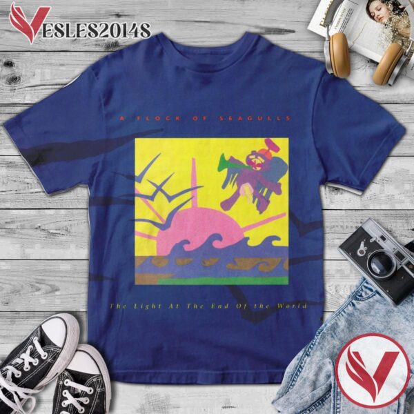 A Flock Of Seagulls The Light At The End Of The World Album Cover Shirt, Perfect Gifts For Music Lovers - Vesles2014S