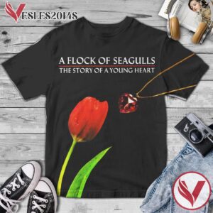 A Flock Of Seagulls The Story Of A Young Heart Album Cover Shirt, Perfect Gifts For Music Lovers - Vesles2014S