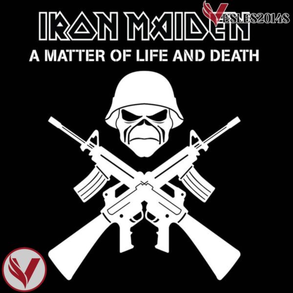 A Matter of Life and Death Iron Maiden Black Hockey Jersey - Vesles2014S 4