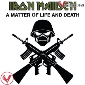 A Matter of Life and Death Iron Maiden White Hockey Jersey - Vesles2014S 4