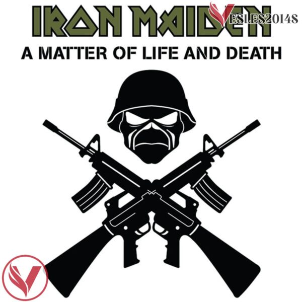 A Matter of Life and Death Iron Maiden White Hockey Jersey - Vesles2014S 4